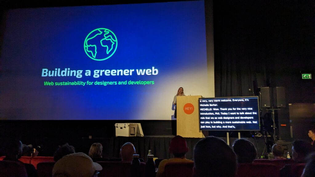 Michelle Barker – Building a greener web