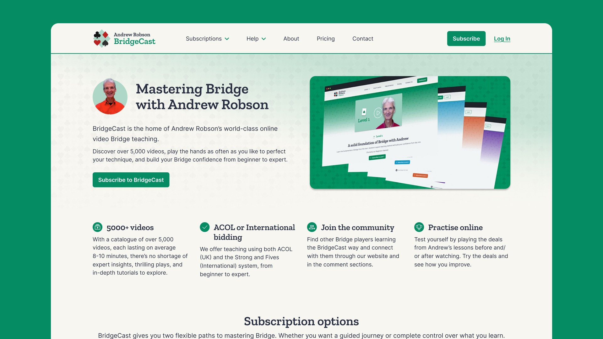 BridgeCast Website