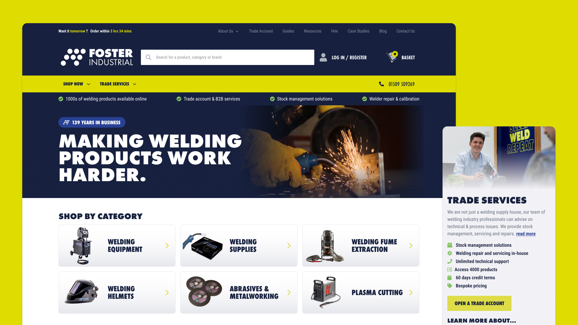Foster Industrial Website